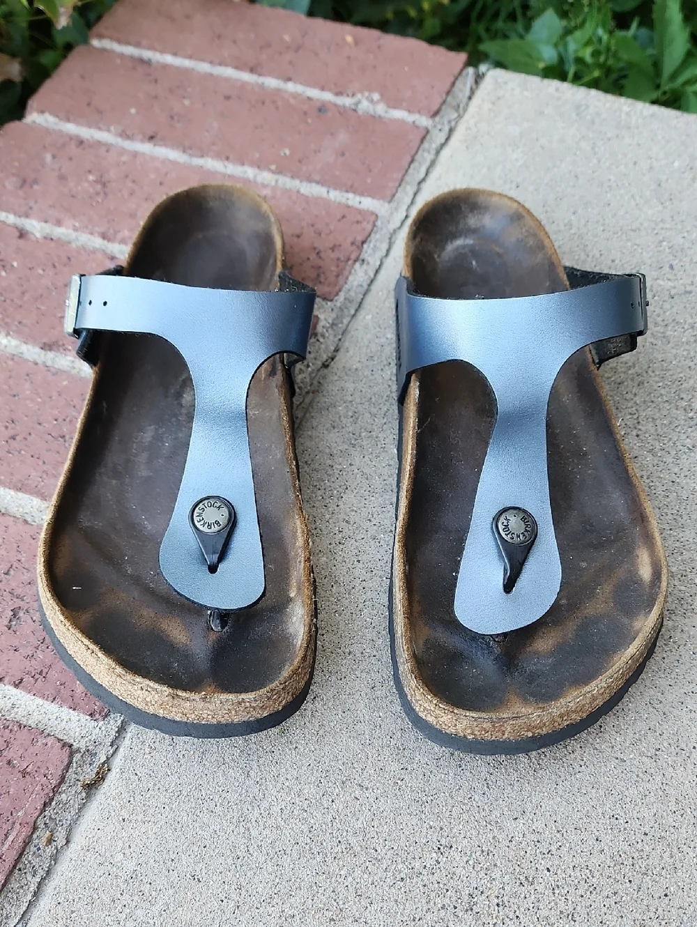 Birkenstock Gizeh Onyx Birko-Flor Sandals - Picture 2 of 16